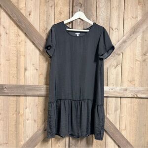Aerie Black Short Sleeve Dress